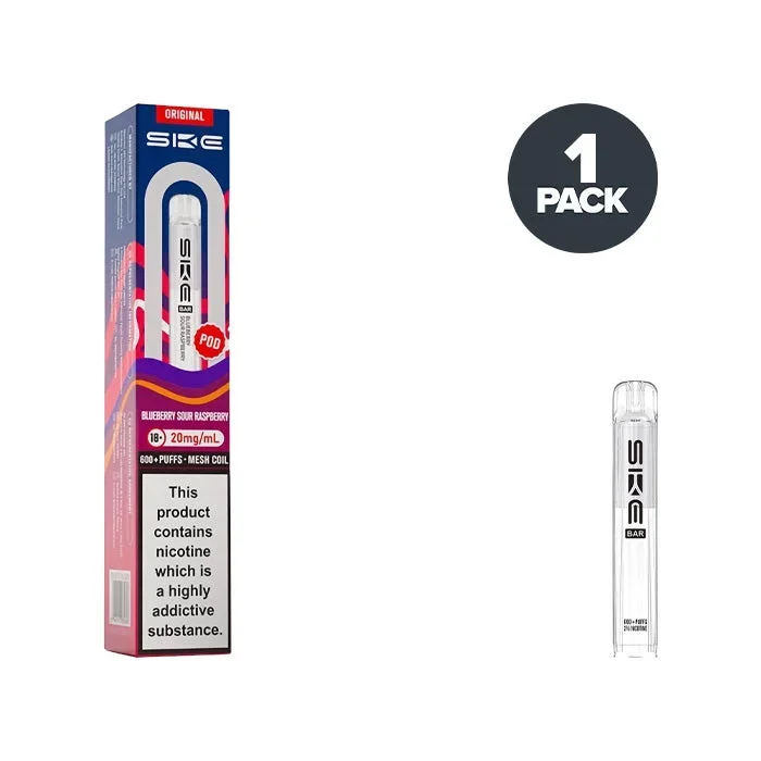 Blueberry Sour Raspberry SKE Bar 600 Prefilled Pods
