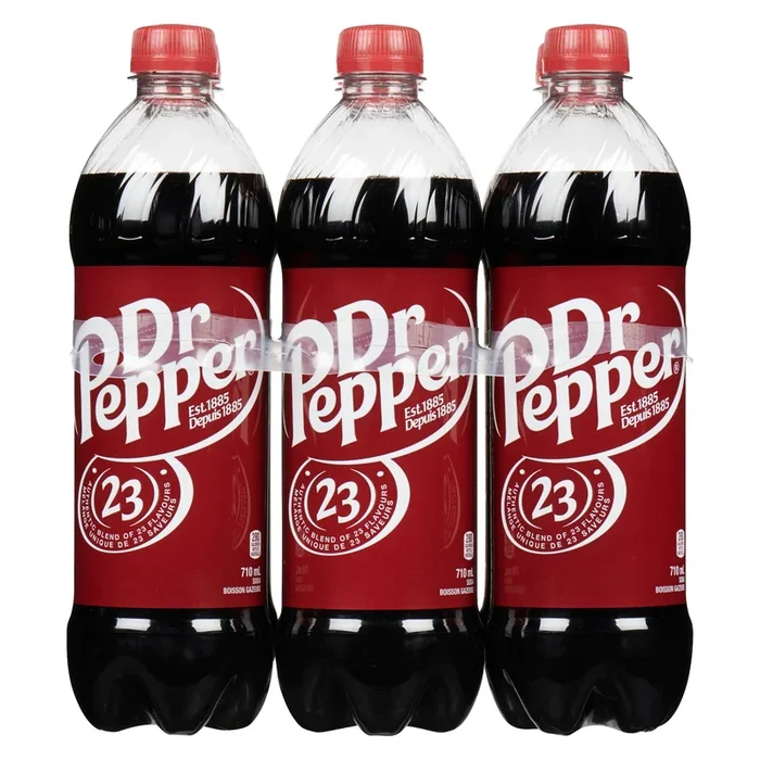 Boisson gazeuse Dr. Pepper, 710 ml – emb. de 6