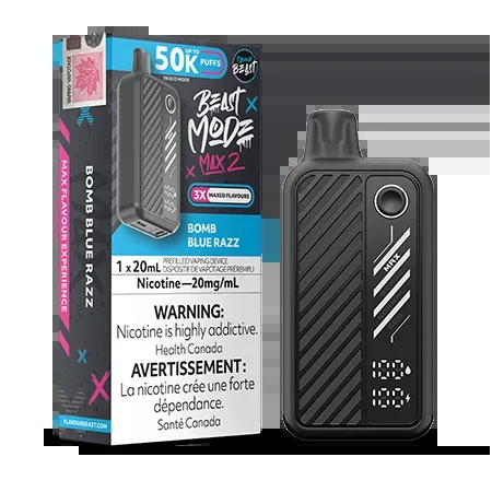 Bomb Blue Razz – Flavour Beast Mode Max 2 50K