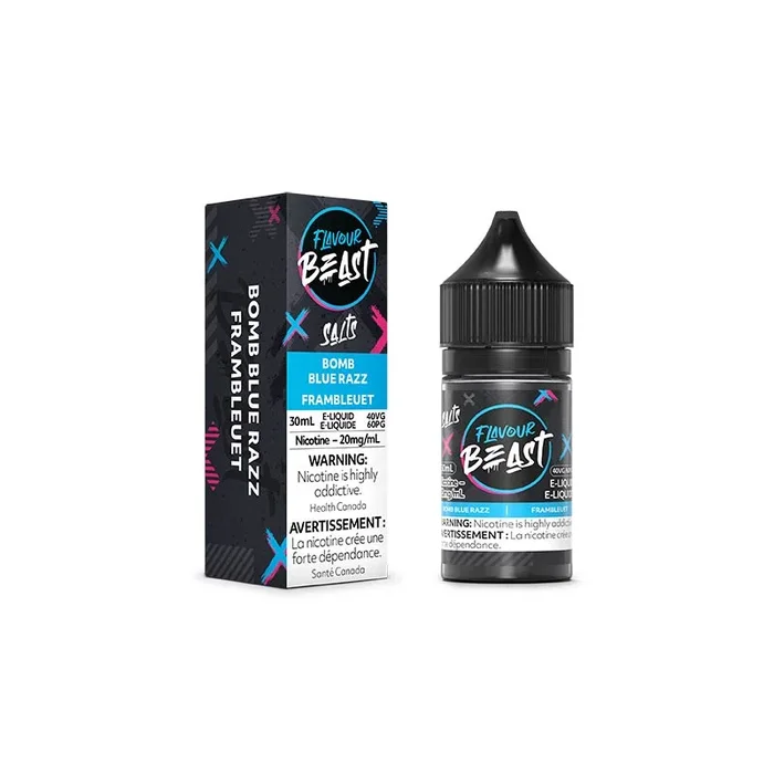 Bomb Blue Razz Salt by Flavour Beast E-Liquid (ON)