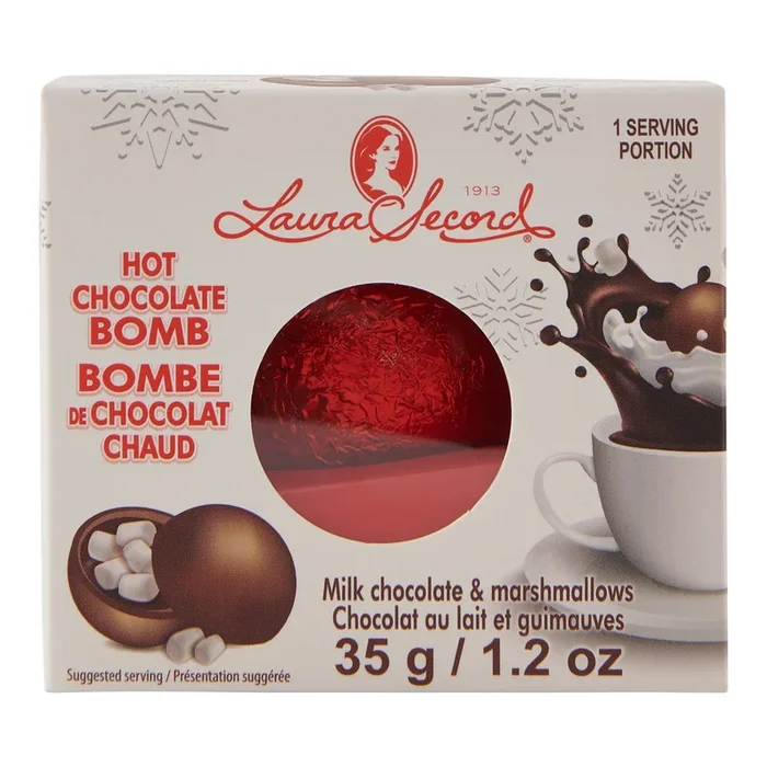 Bombe de chocolat chaud Laura Secord, 35 g