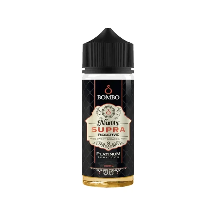 Bombo Platinum Nutty Supra Reserve 100ml Shortfill E-liquid