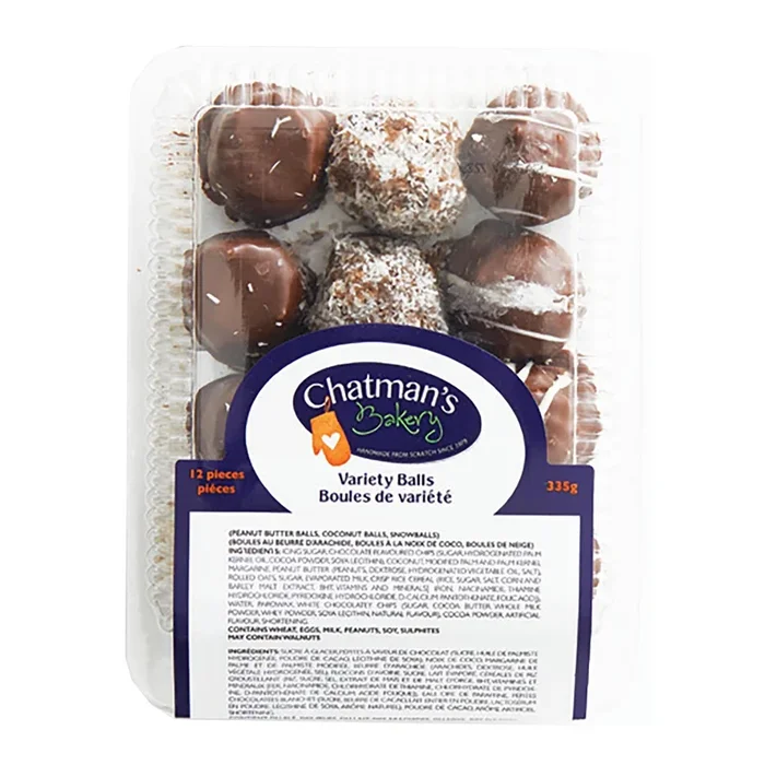 Boules dessert assorties – 335 g