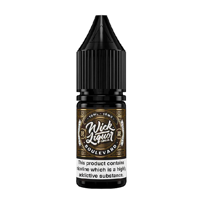 Boulevard Shattered Nic Salt E-Liquid by Wick Liquor 10ml