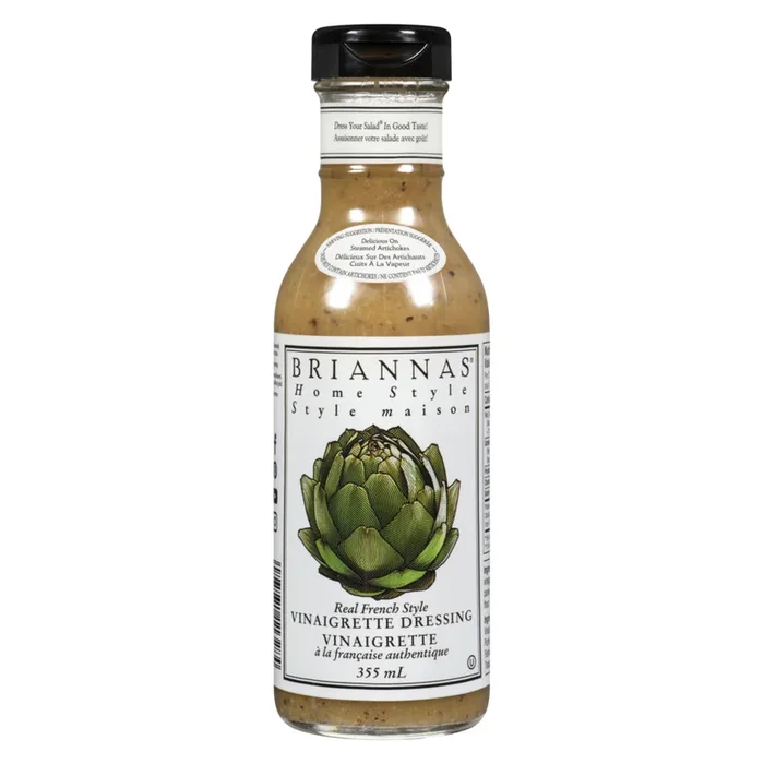 BRIANNAS Home Style French Style Vinaigrette Dressing, 355 ml