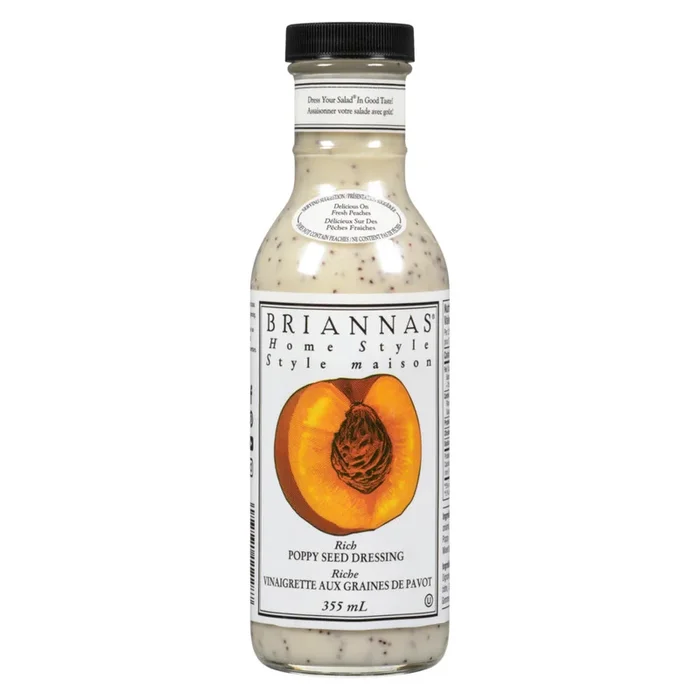 BRIANNAS Home Style Rich Poppy Seed Dressing, 355 ml