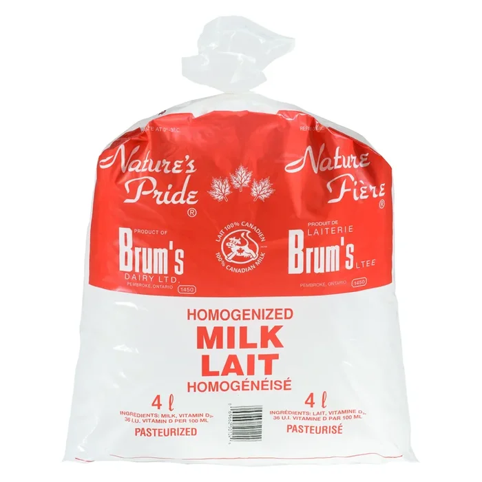 Brum’s Dairy Homogenized Milk, 4-L