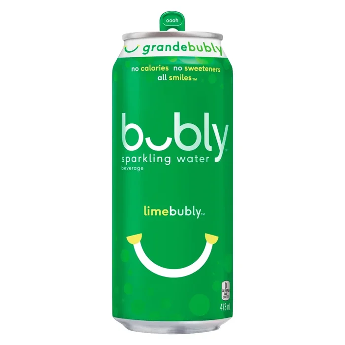 Bubly Lime Sparkling Water, 473-ml