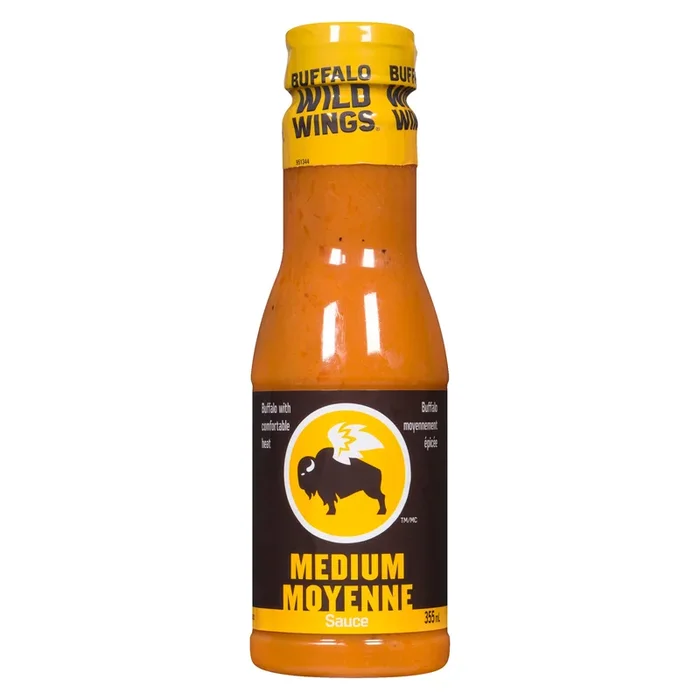 Buffalo Wild Wings Sauce, Medium, 355 ml