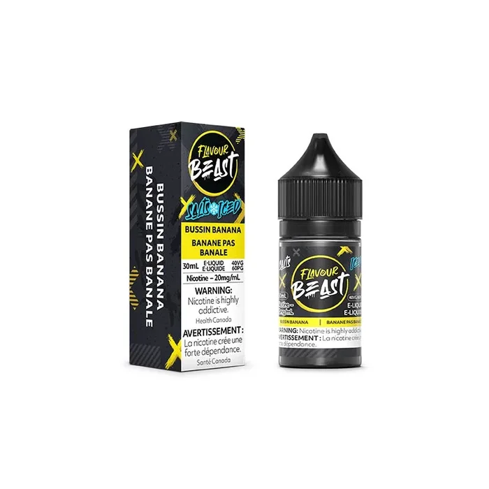 Bussin Banana Iced Salt by Flavour Beast E-Liquid (MB)