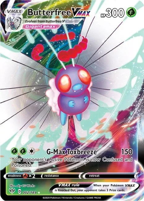 Butterfree VMAX (002/189) (SWSH03)