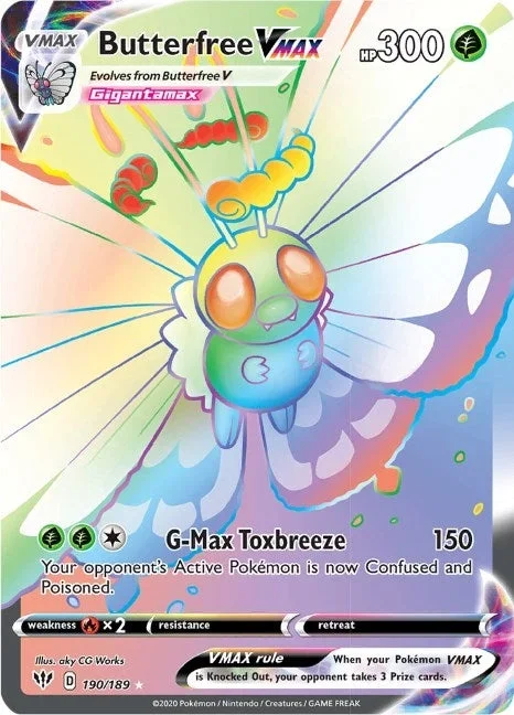 Butterfree VMAX (Secret) (190/189) (SWSH03)