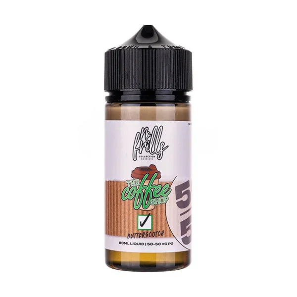 Butterscotch 80ml (50/50) Shortfill by No Frills Coffee Shop