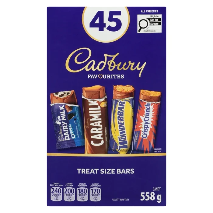 Cadbury Favoris Friandise, emb. de 45, 558 g