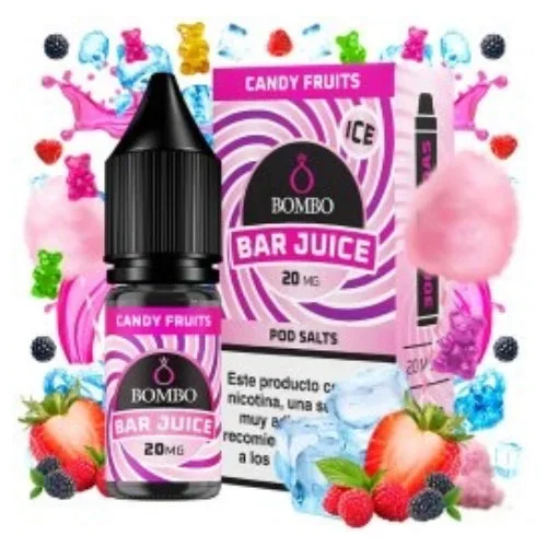 Candy Fruits Ice 10ml (Sales de nicotina) (Bar Juice by Bombo)