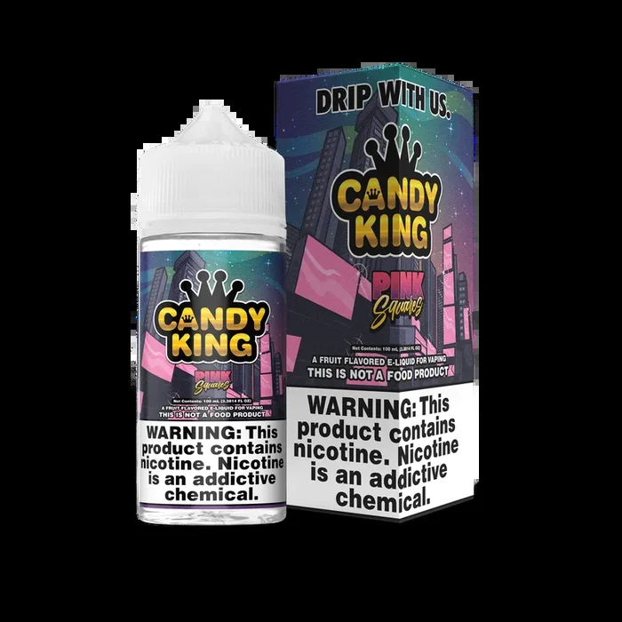 CANDY KING – Pink Squares – 100ML E-Liquid