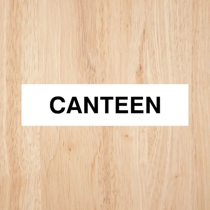 Canteen Sign CAPS