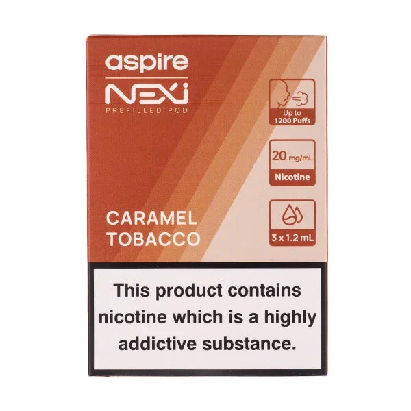 Caramel Tobacco Nexi One Replacement Pods by Aspire