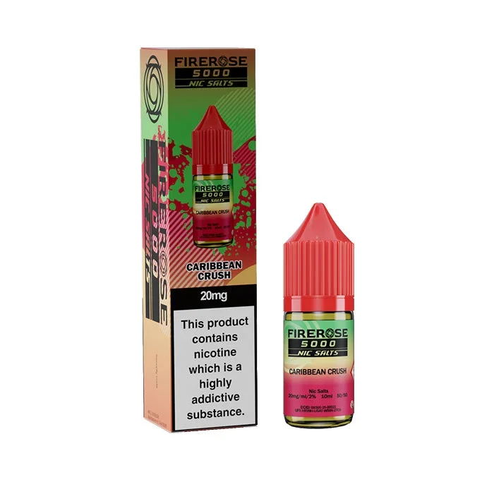 Caribbean Crush Nic Salt E-Liquid by Firerose 5000