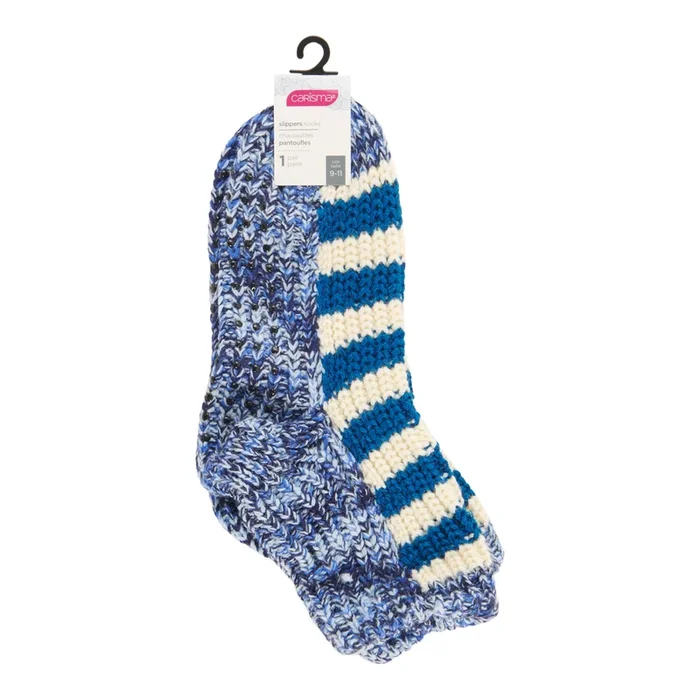 Carisma Women’s Non-Skid Slipper Socks, Assorted