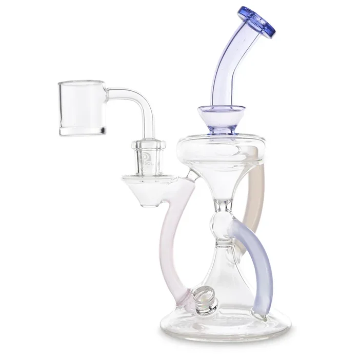 Casa Hourglass Recycler – Purple/Pink