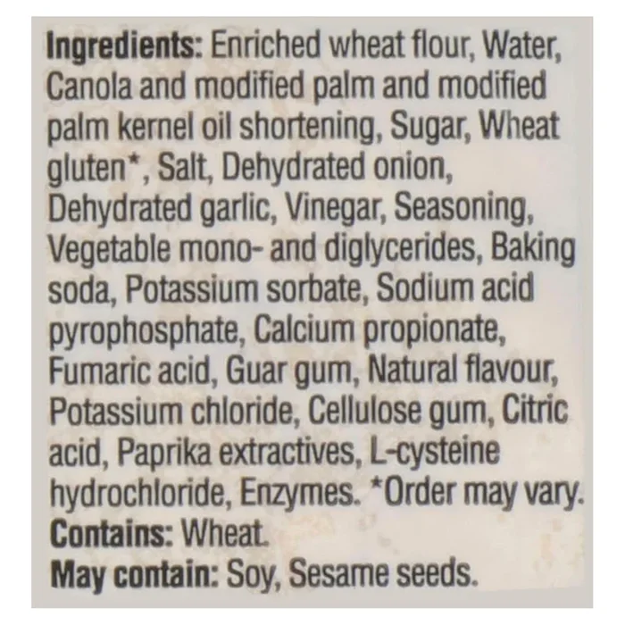Casa Mendosa Tortillas Cuites Trois Fois Chipotle, 6 Tortillas Souples de Farine Grand Format, 384 g