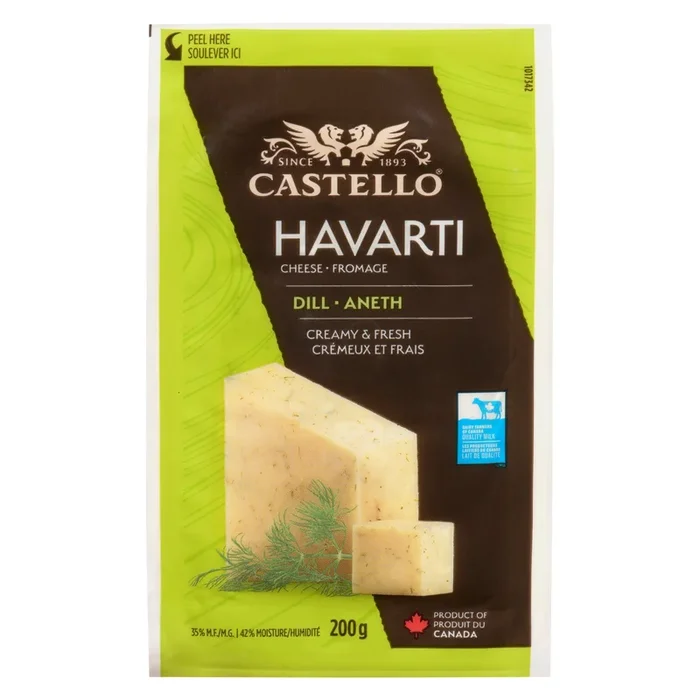 Castello Havarti Cheese Dill 35% M.F., 200 g