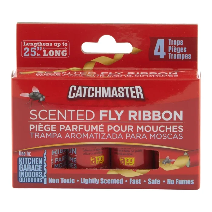 Catchmaster Scent Fly Ribbon, 4-Pack