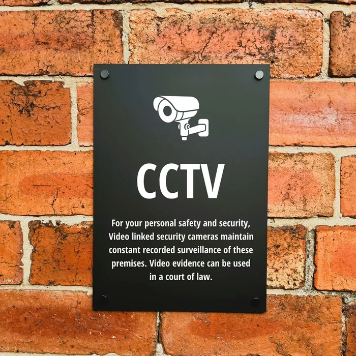 CCTV Personal Safety Sign Bk