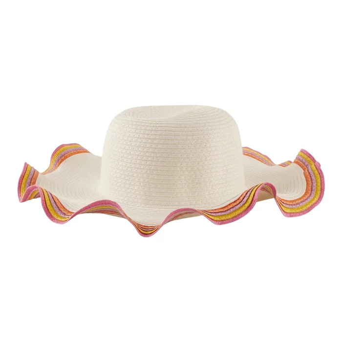 Chapeau de paille mou BELLA & BIRDIE pour filles