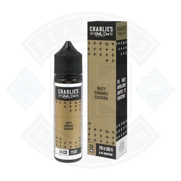 Charlie’s Chalkdust Salty Caramel Custard 50ml 0mg shortfill