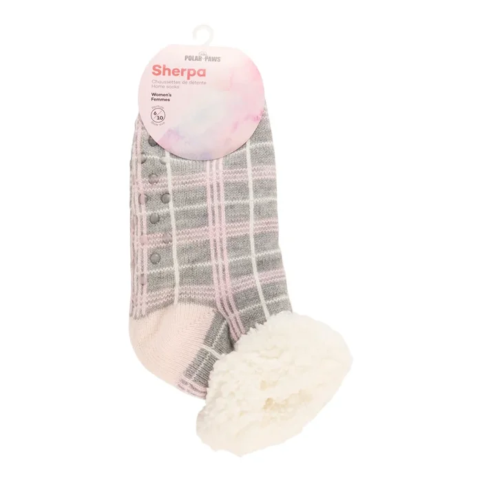 Chaussettes en sherpa pour femmes, emb. de 1