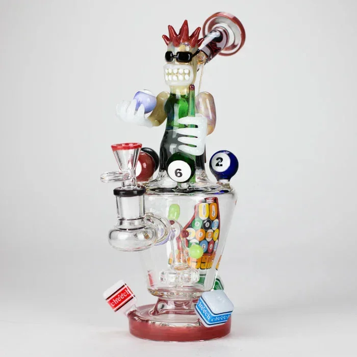 Cheech Glass – 11.5″ Pool Hall Blazy Buddy Bong