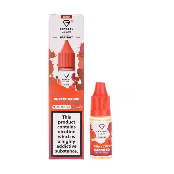 Cherry Crush Nic Salt E-Liquid by Crystal Clear