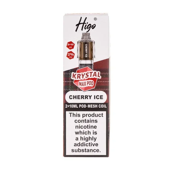 Cherry Ice Krystal Max Prefilled Pod + Refill by Higo