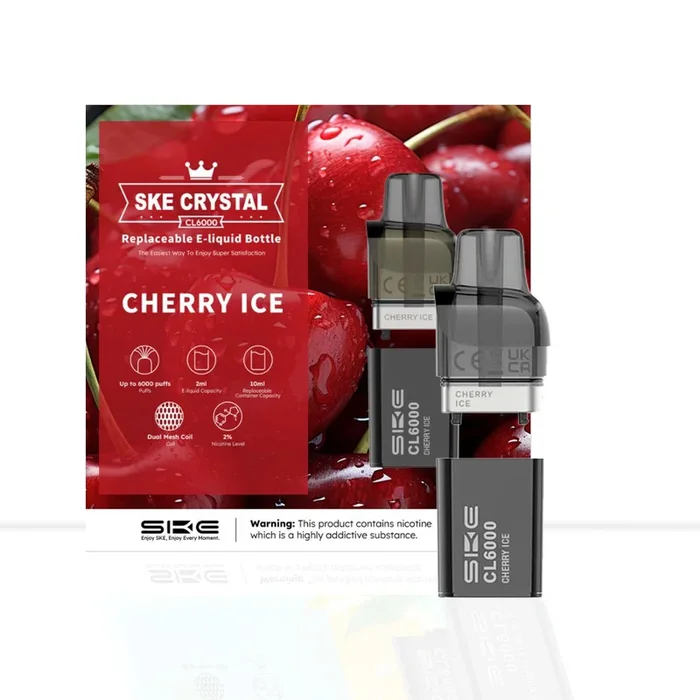 Cherry Ice SKE Crystal CL6000 Prefilled Pods