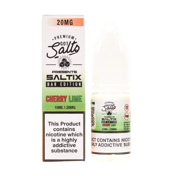 Cherry Lime Saltix Bar Edition Nic Salt E-Liquid by Got Salts