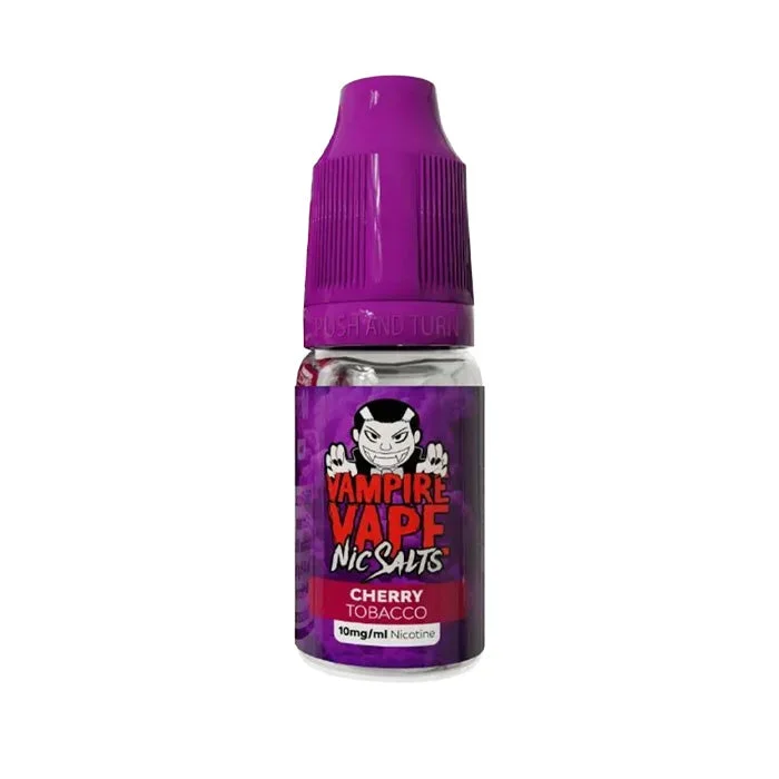 Cherry Tobacco Nic Salt E-Liquid by Vampire Vape