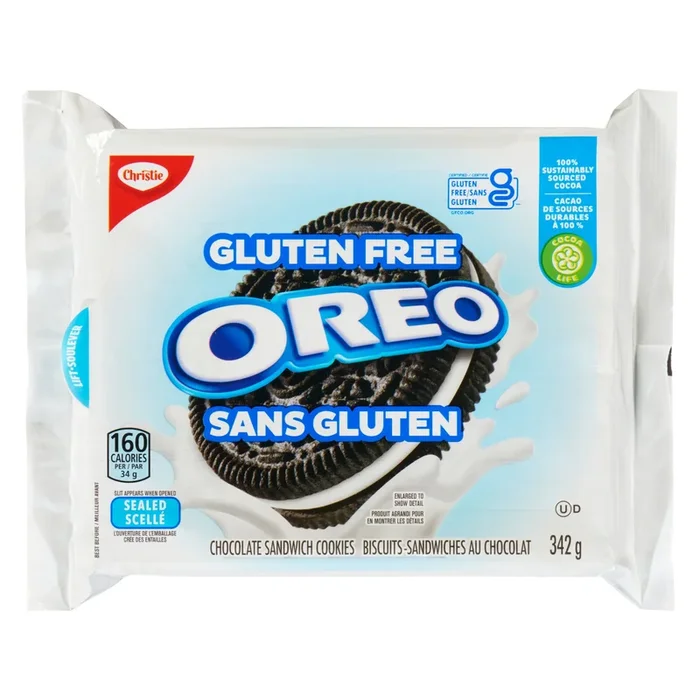 Christie Oreo Gluten Free Chocolate Sandwich Cookies, 342-g
