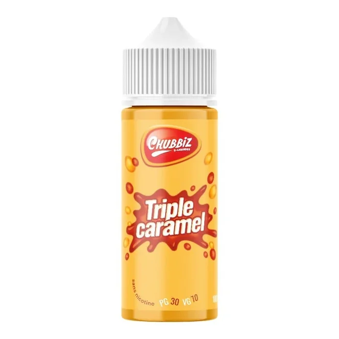 CHUBBIZ Triple Caramel – E-liquide 100ml