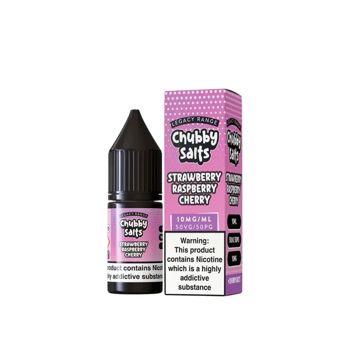 Chubby Strawberry Raspberry Cherry 10ml Nic Salt E-liquid