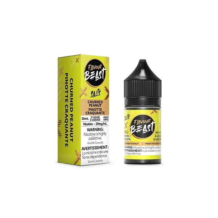Churned Peanut Salt by Flavour Beast E-Liquid
