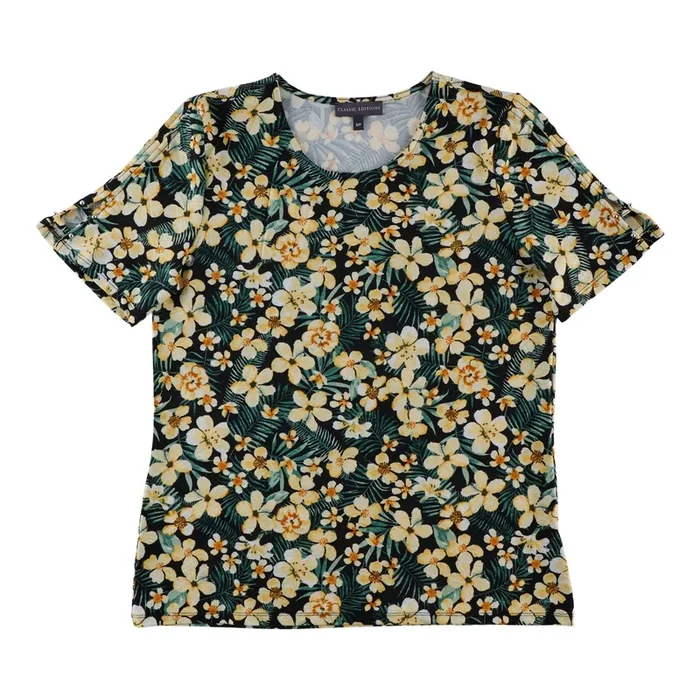 Classic Editions Women’s Short Sleeve Printed T-Shirt