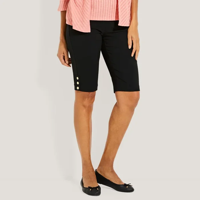 Classic Editions Women’s Skimmers with Side Button Details