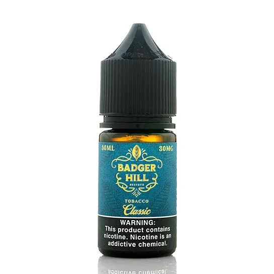 Classic Salt – Badger Hill Reserve E-Juice