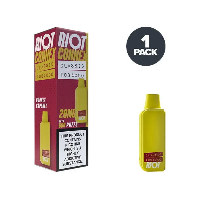Classic Tobacco Riot Connex Pre-Filled Pods