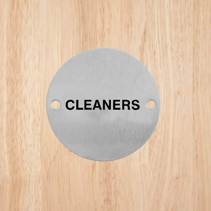 Cleaners Stainless Sign SS