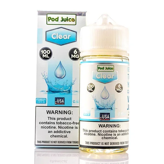 Clear – Pod Juice E-Liquid (100 ml)