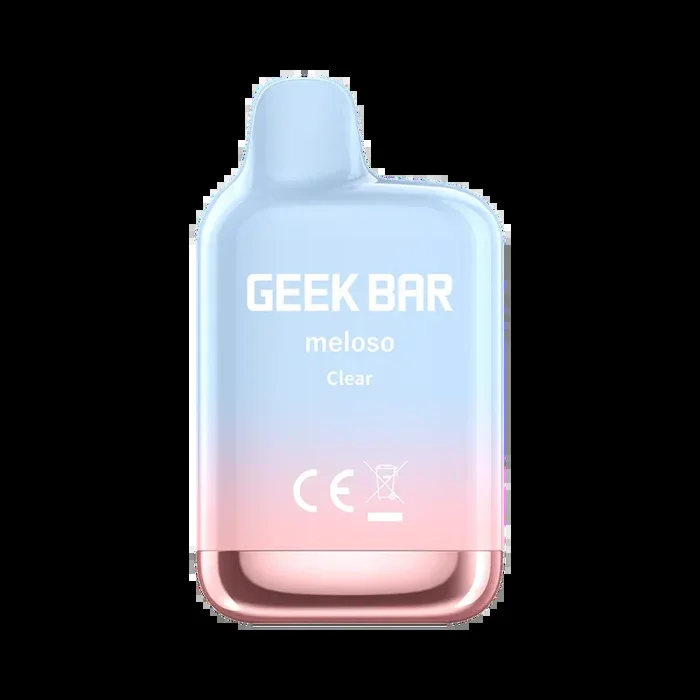 Clear Geek Bar Meloso Mini 1500 Puffs