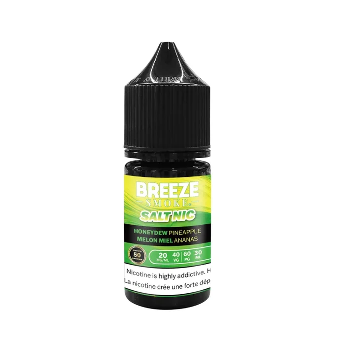[CLEARANCE] Breeze S50 Salt Nic E-Liquid – Honeydew Pineapple